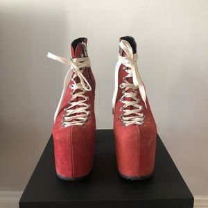 UNIF Hellbound — Sky High Laceup Platforms